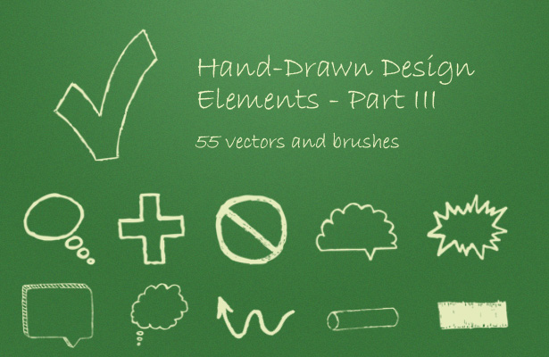 Hand-Drawn Design Elements - Part III