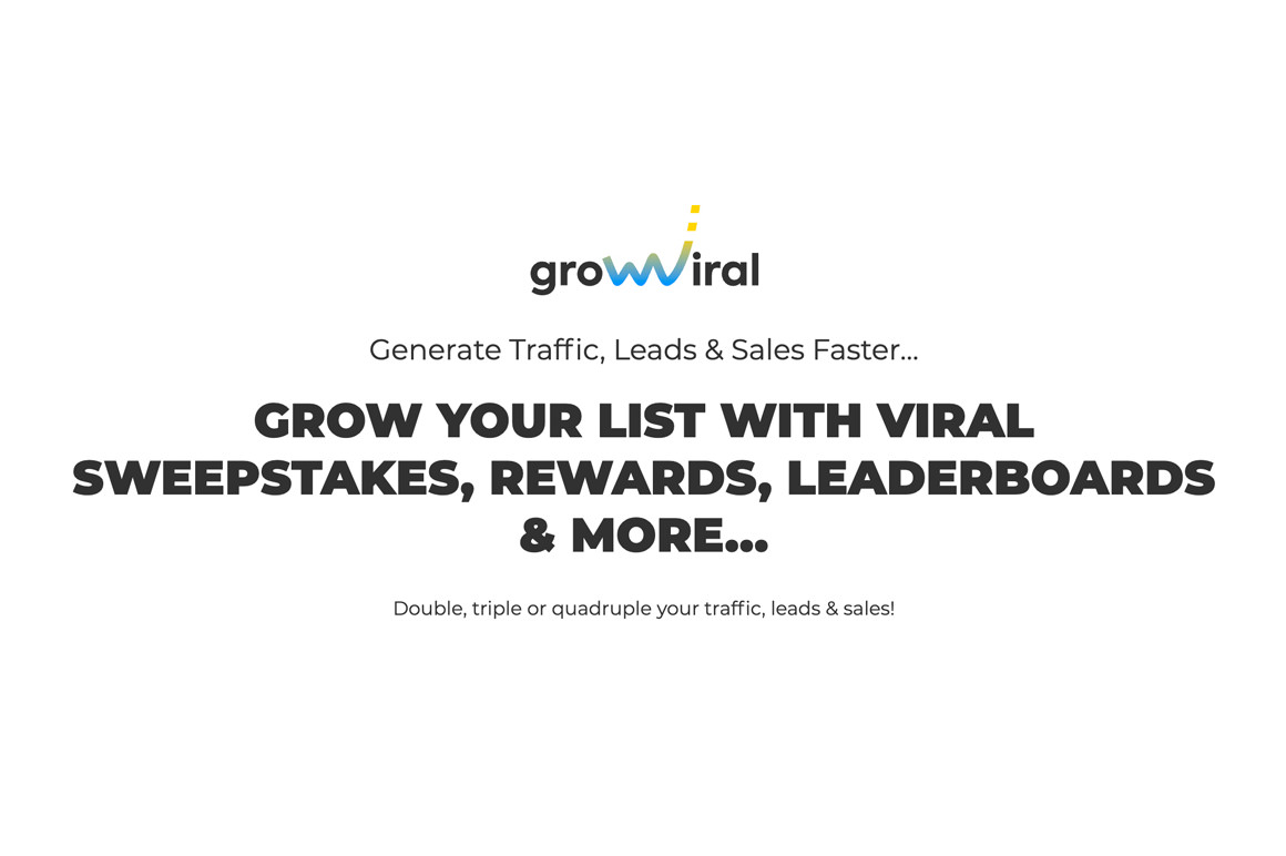 Generate Traffic, Leads & Sales Faster…