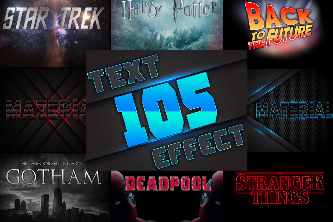 105 Professional Text Effects