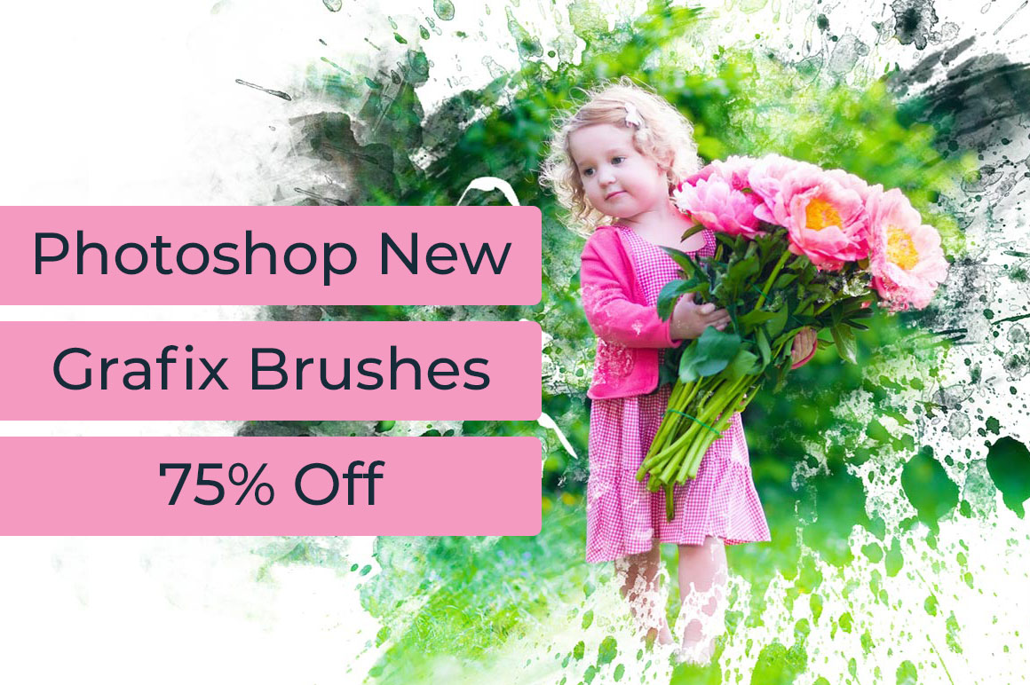 Photoshop 700 Grafix Brushes - 50% Off