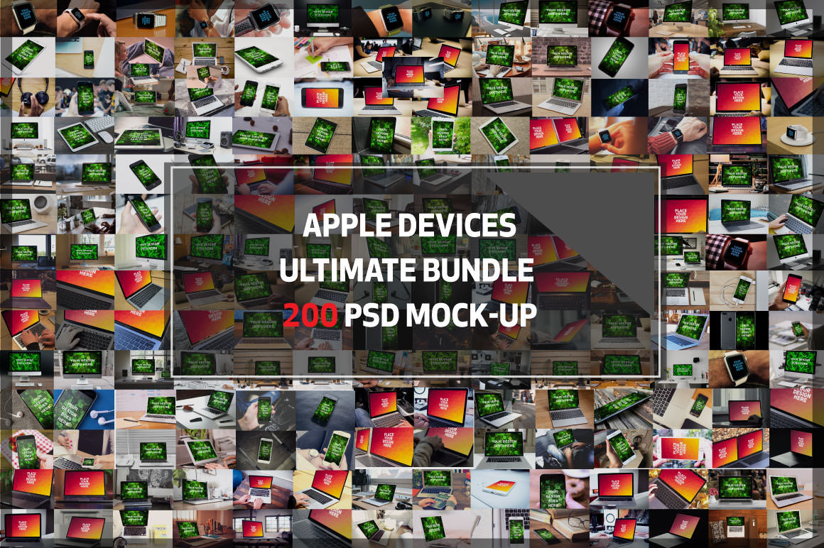 Ultimate Apple Devices Mock-up Bundle