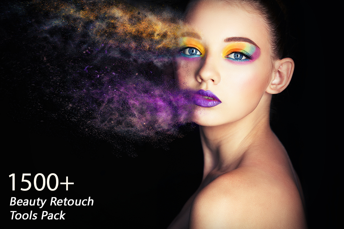 Download 1500+ Beauty Retouch Graphic Tools Pack
