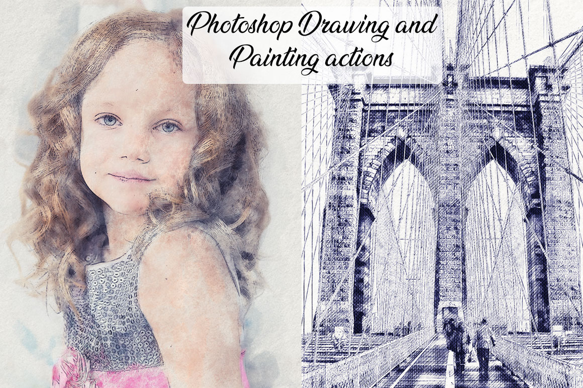 Photoshop Drawing & Painting Actions