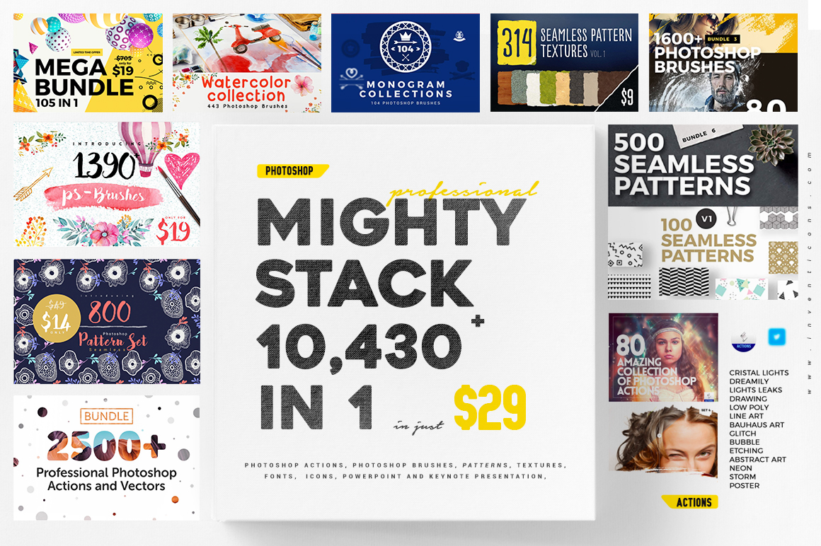 Get the Mighty Stack - 10430 Items In 1 BIG Bundle