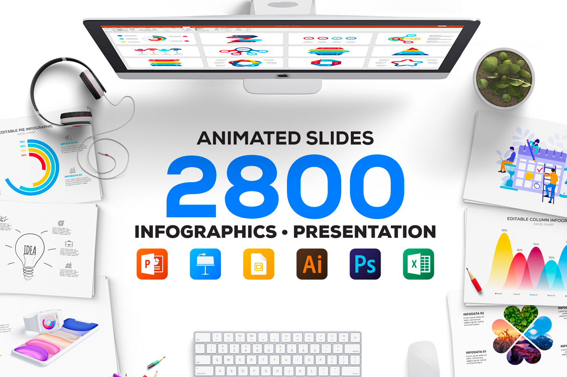 Get 2800 Animated Slides - Massive Animated Powerpoint Bundle