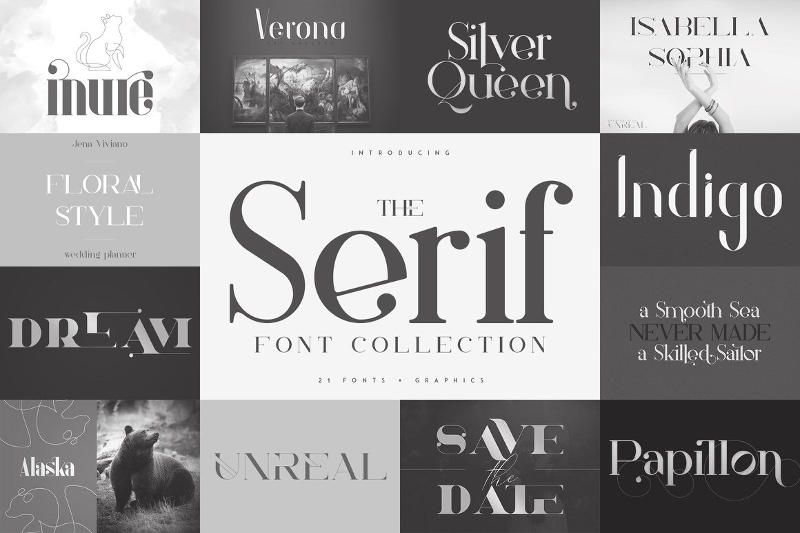 The Serif Font Collection