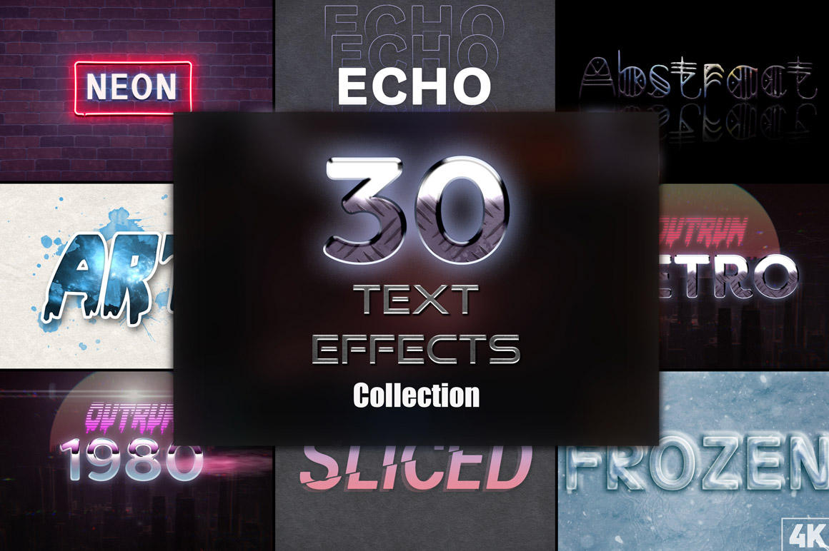 Download 30 Text Effects Bundle