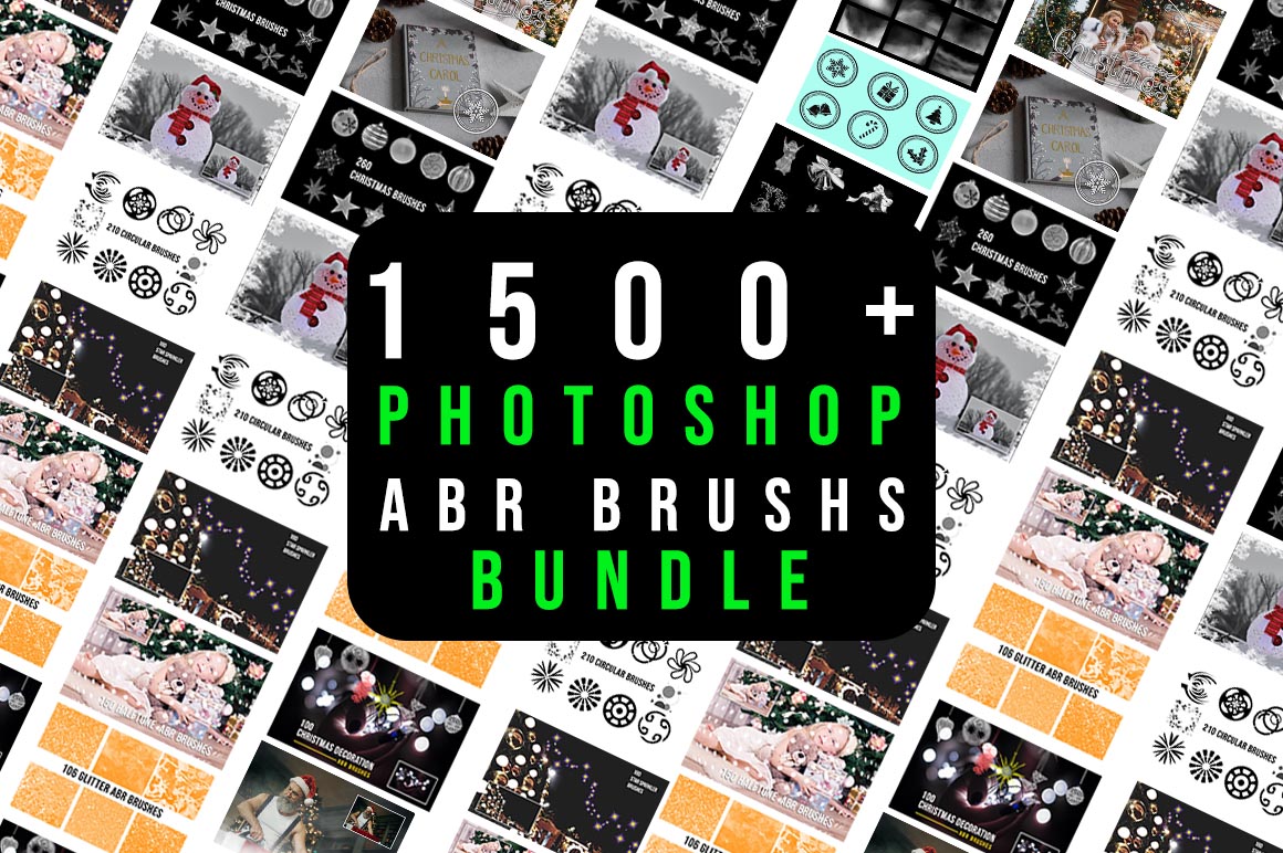 1500+ Photoshop ABR Brushes Bundle