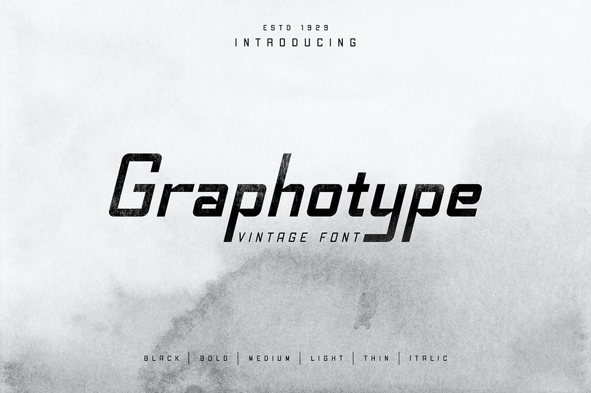 Graphotype Vintage Font - Only $5