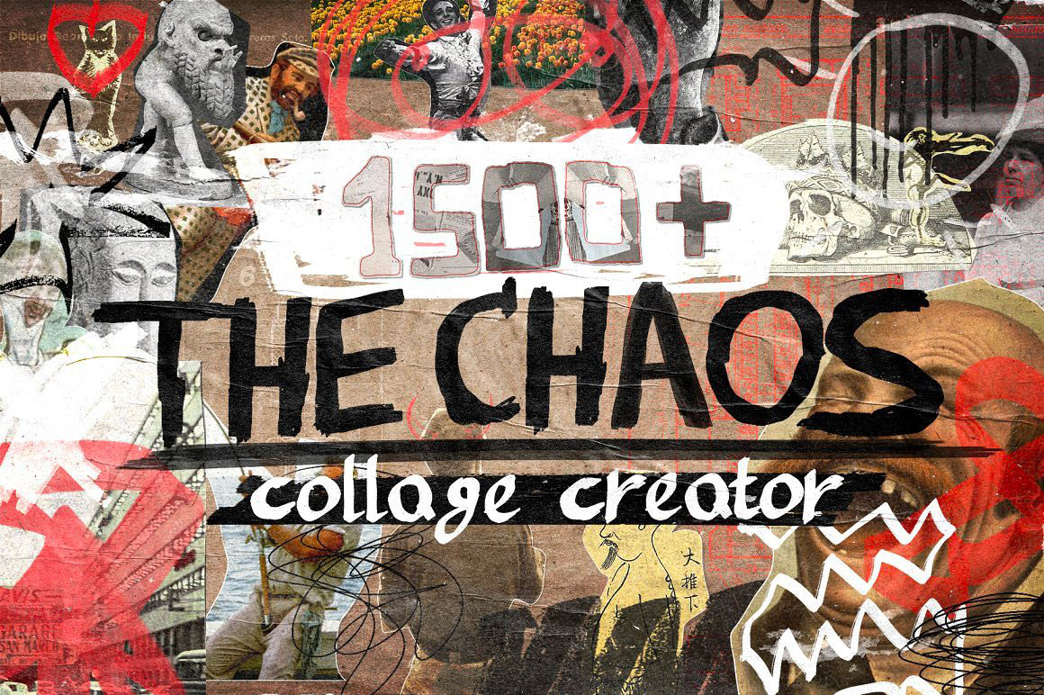 Anti-Design #1 - The Chaos A huge collection of 1500+ PNG objects