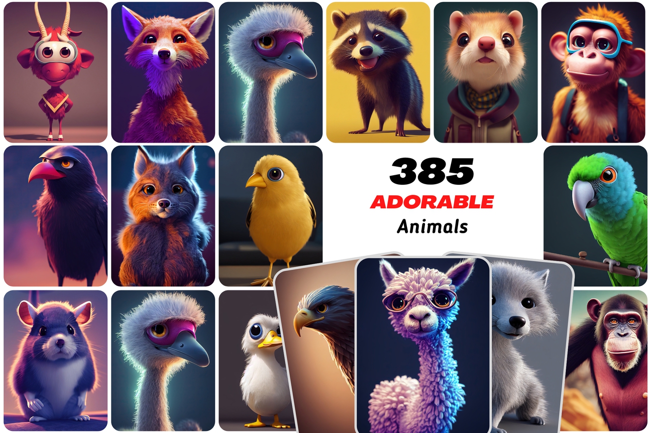 Exclusive - Download 385 Adorable and Unique Animals