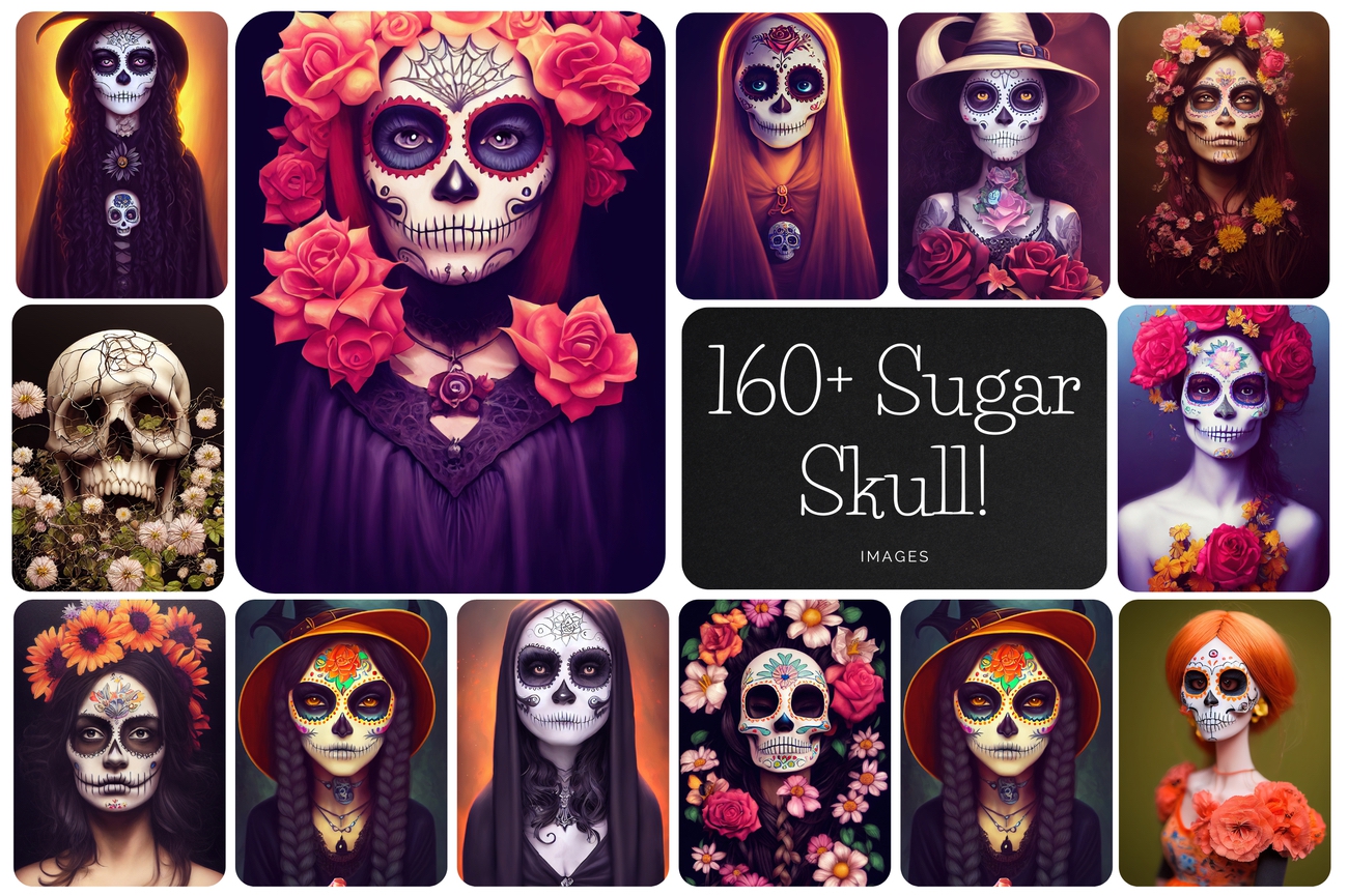 Download 160+ Pictures of Sugar Skulls