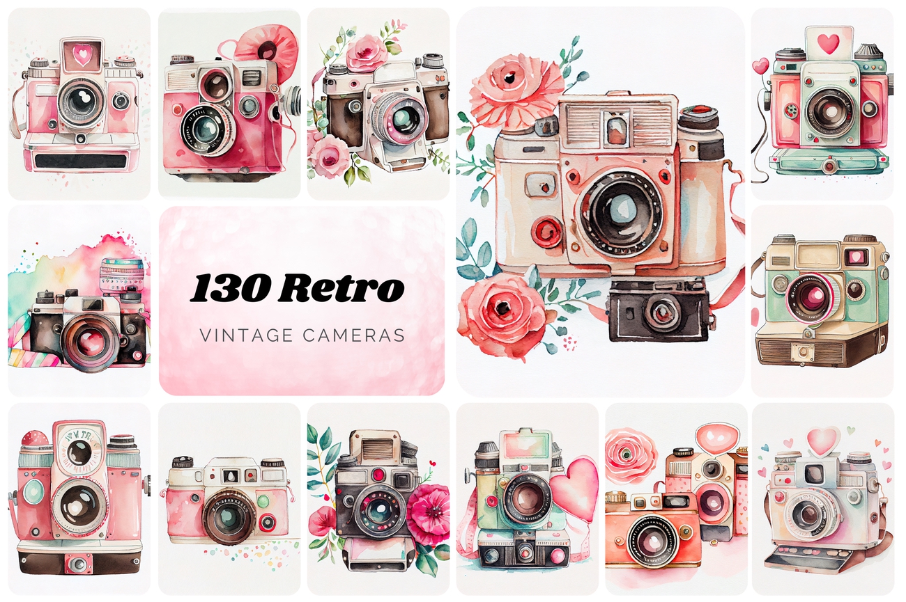 130 Retro Vintage Cameras: The Ultimate Collection
