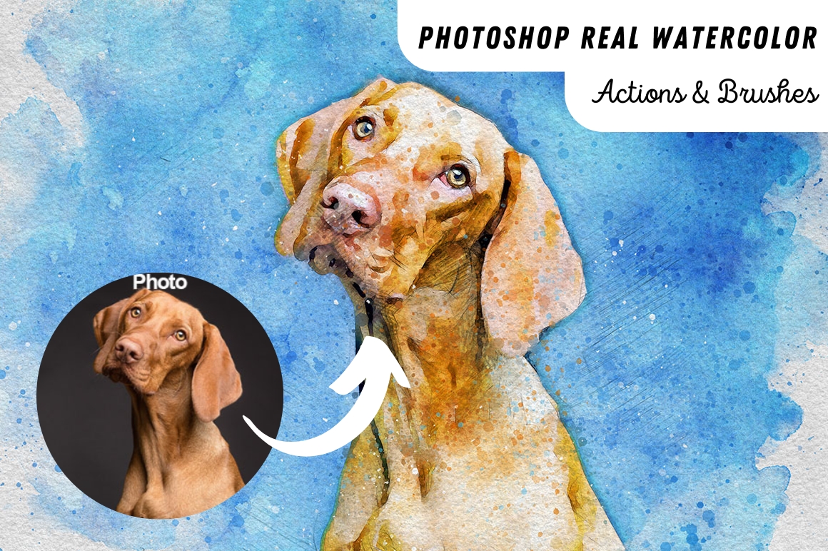 Create Stunning Watercolor Art with these Photoshop actions