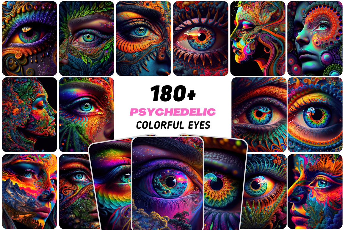 Psychedelic Eyes: Add Color and Creativity to Your Designs