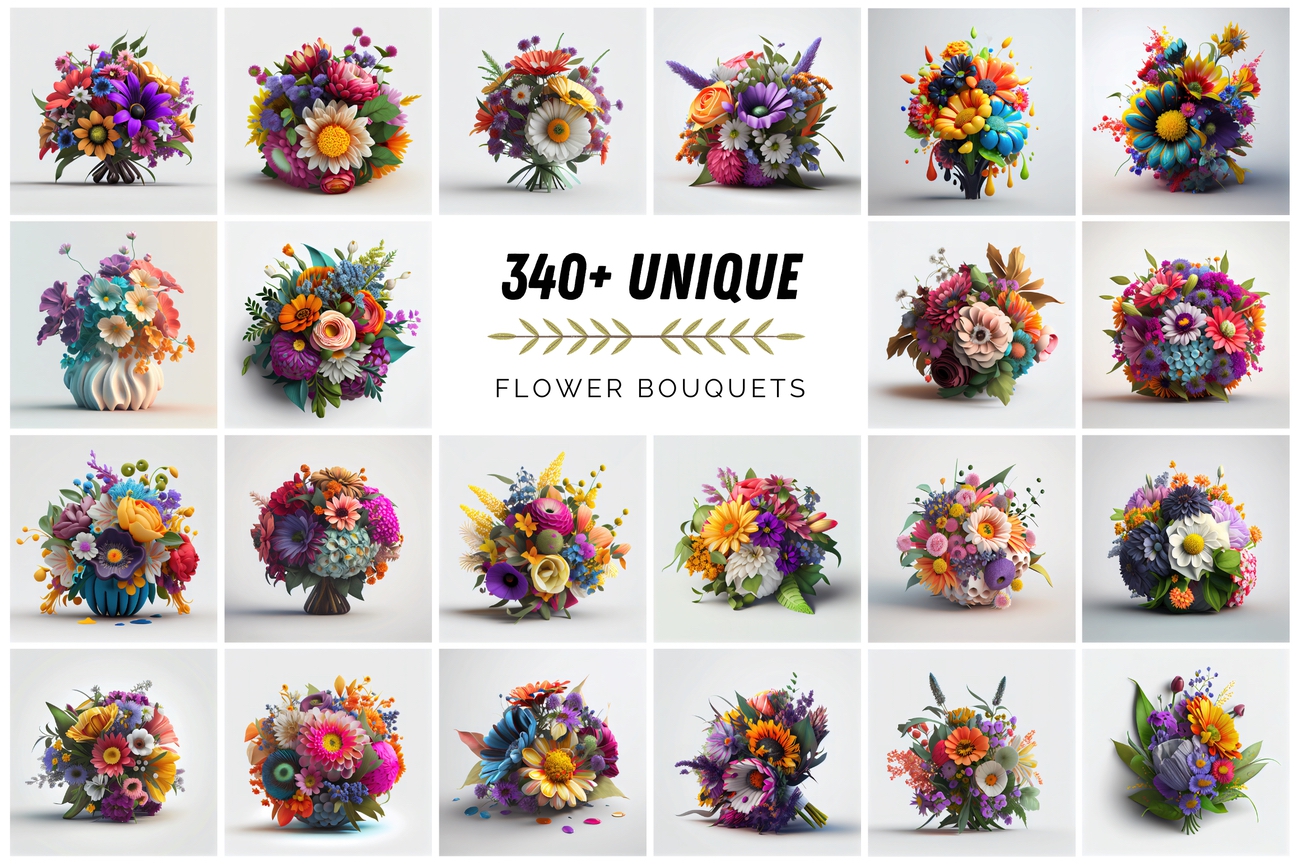 Download 340 Stunning Bouquet Images for Commercial Use
