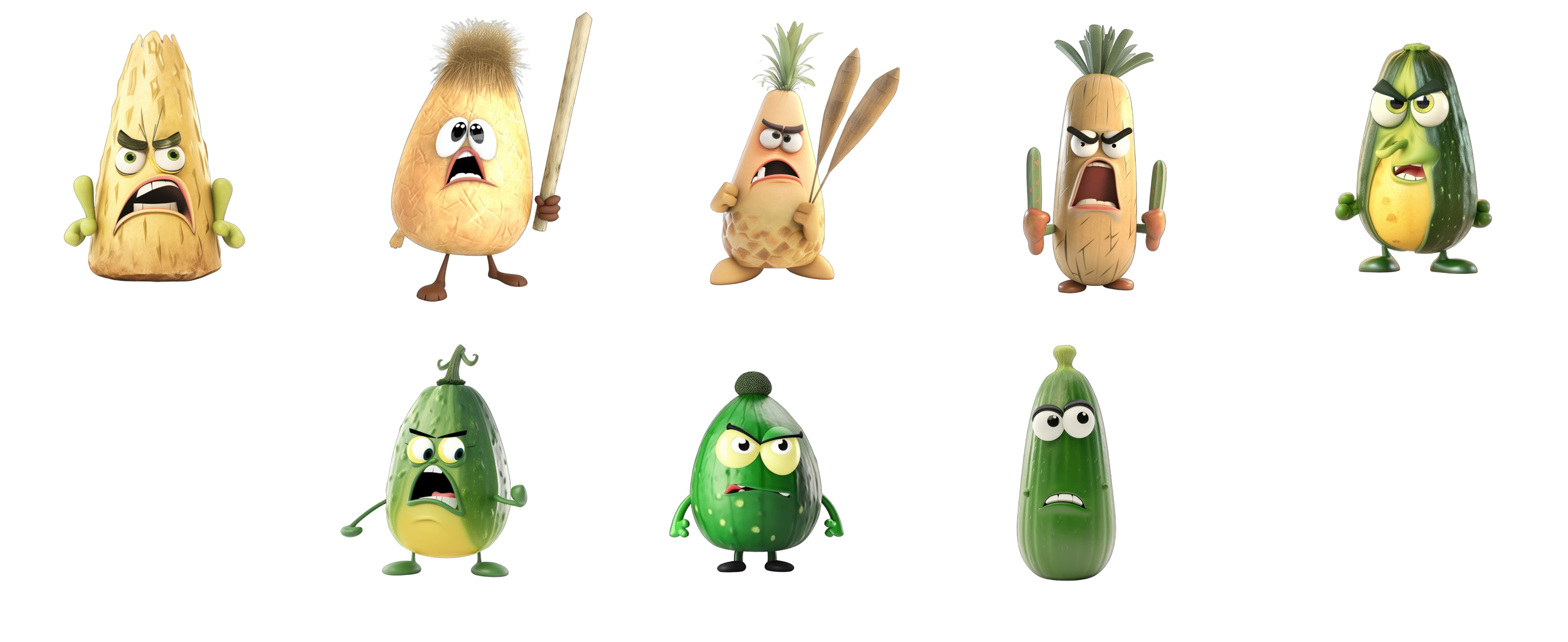 Angry Vegetables