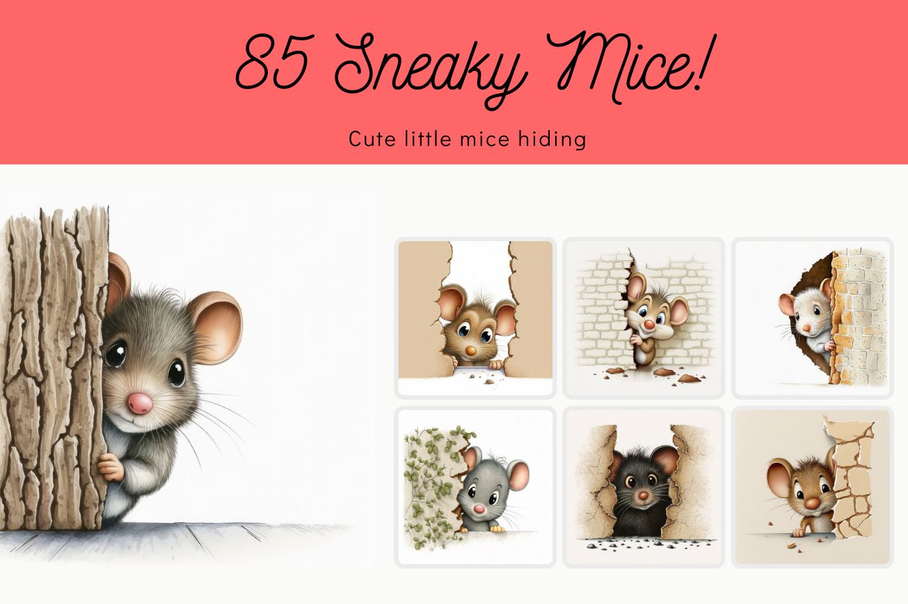 85 Playful and Whimsical Mouse Illustrations