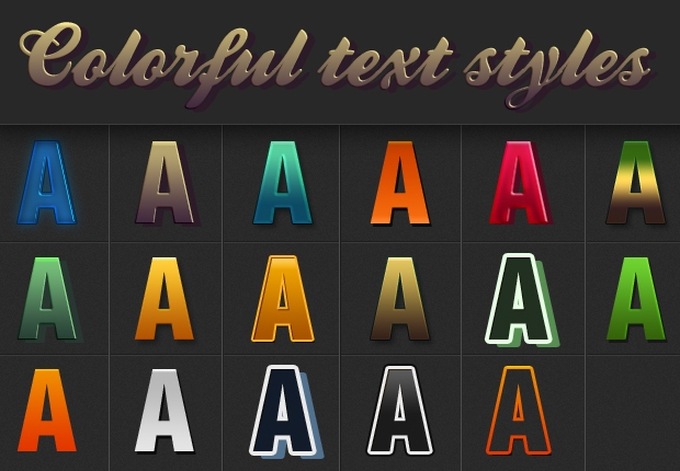 text styles