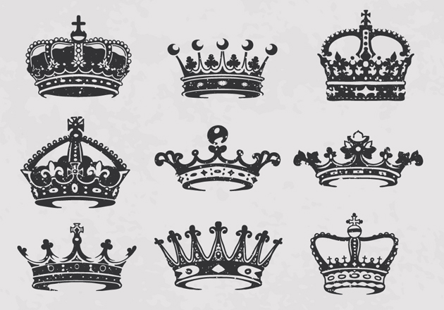 Crowns-vector-pack