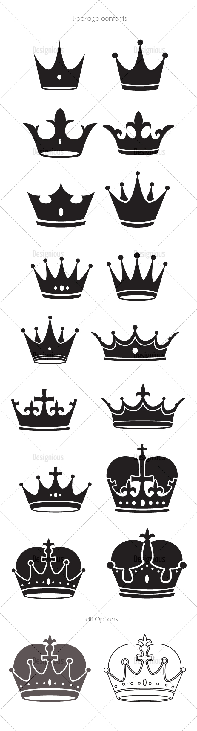 vector-crowns