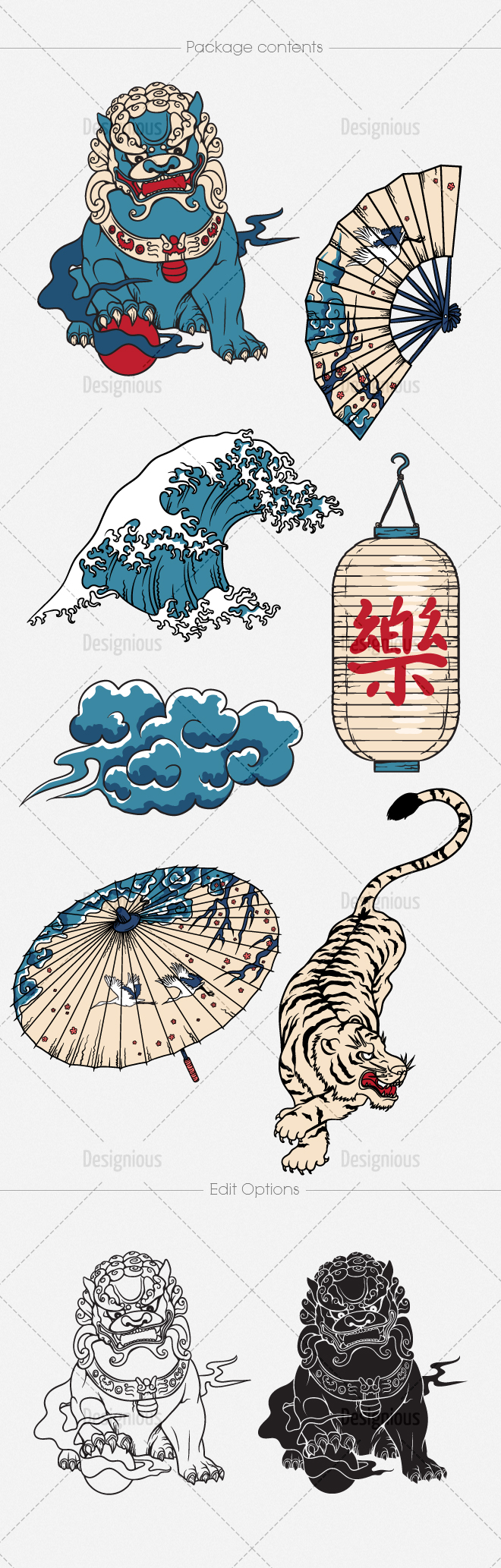vector-japanese-symbols