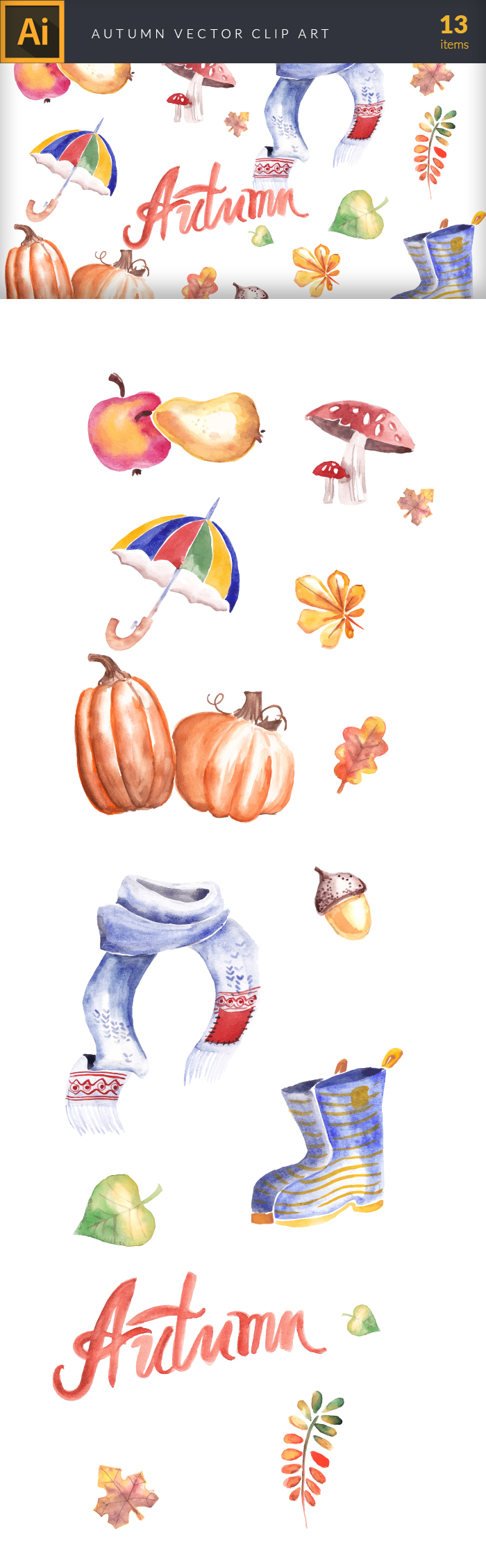 vector-watercolor-autumn