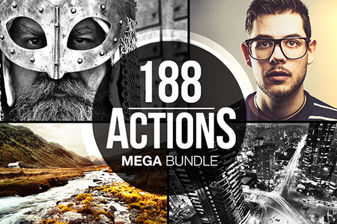 188 Gorgeous Photoshop Actions -Ultimate Bundle