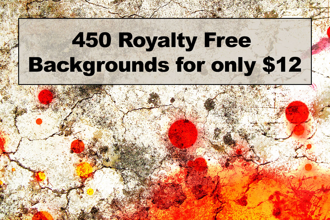450 Royalty Free Backgrounds for only $12