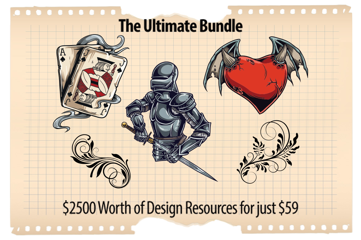 The Ultimate Bundle - $2500 Worth of Design resources for just $59