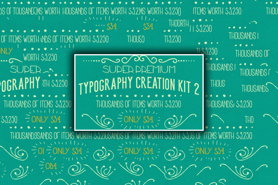 Super Premium Typography Creation Kit worth $7,285 – Only $34