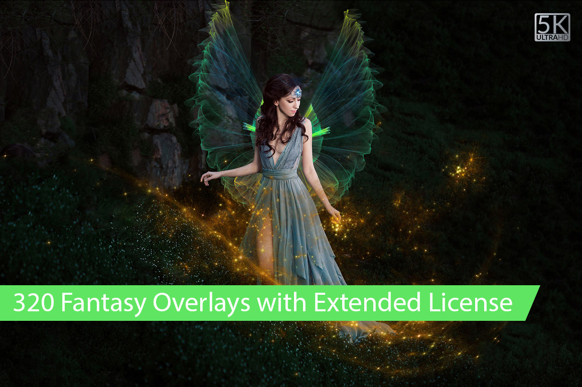 320 Fantasy Overlays with Extended License