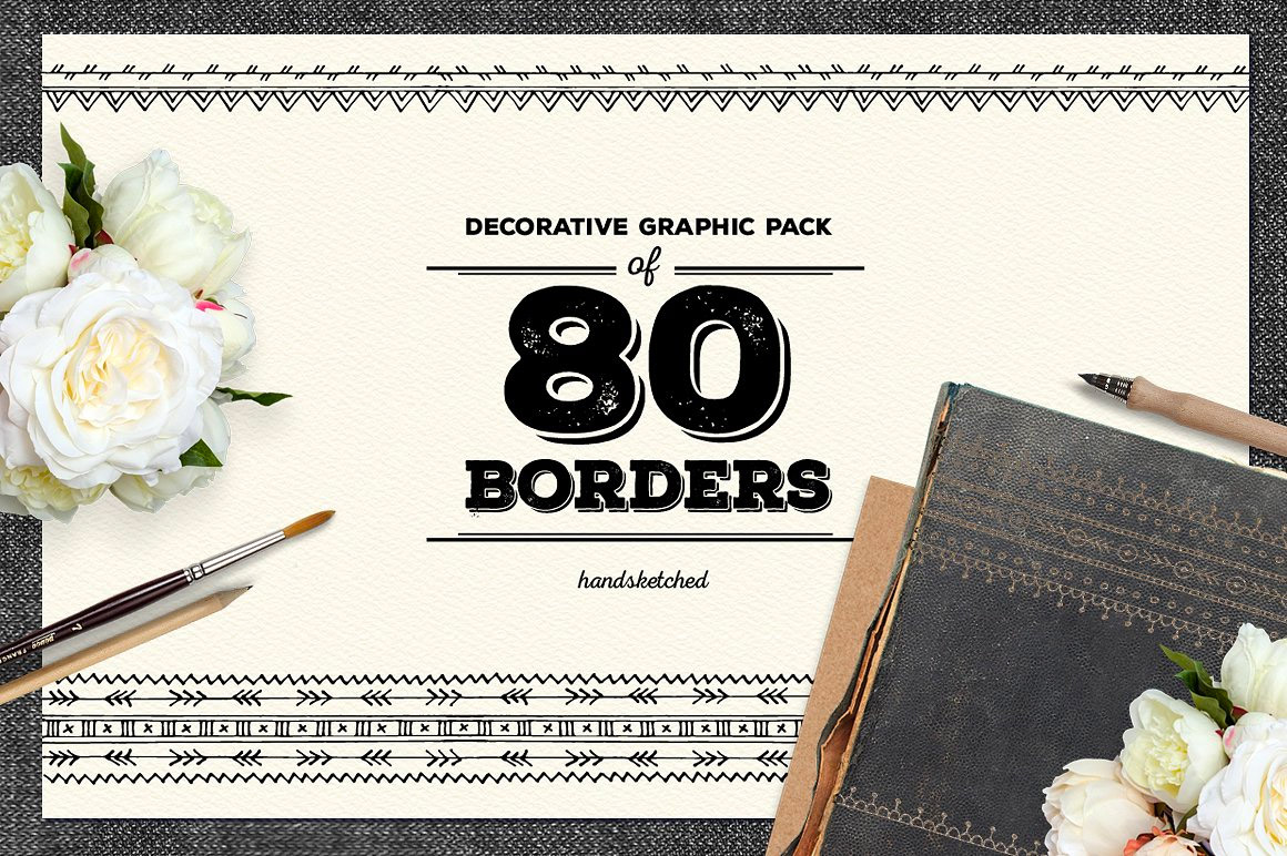 80 Must-have Vector Decorative Borders