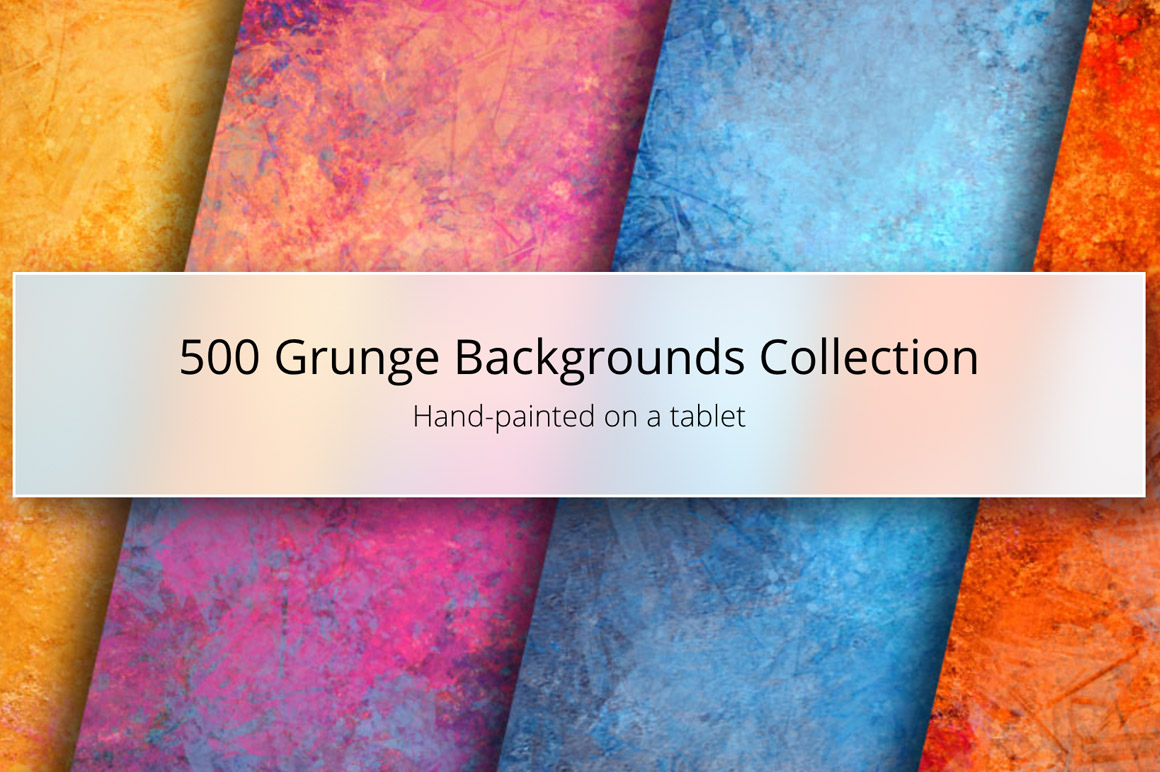 500 Grunge Backgrounds Collection