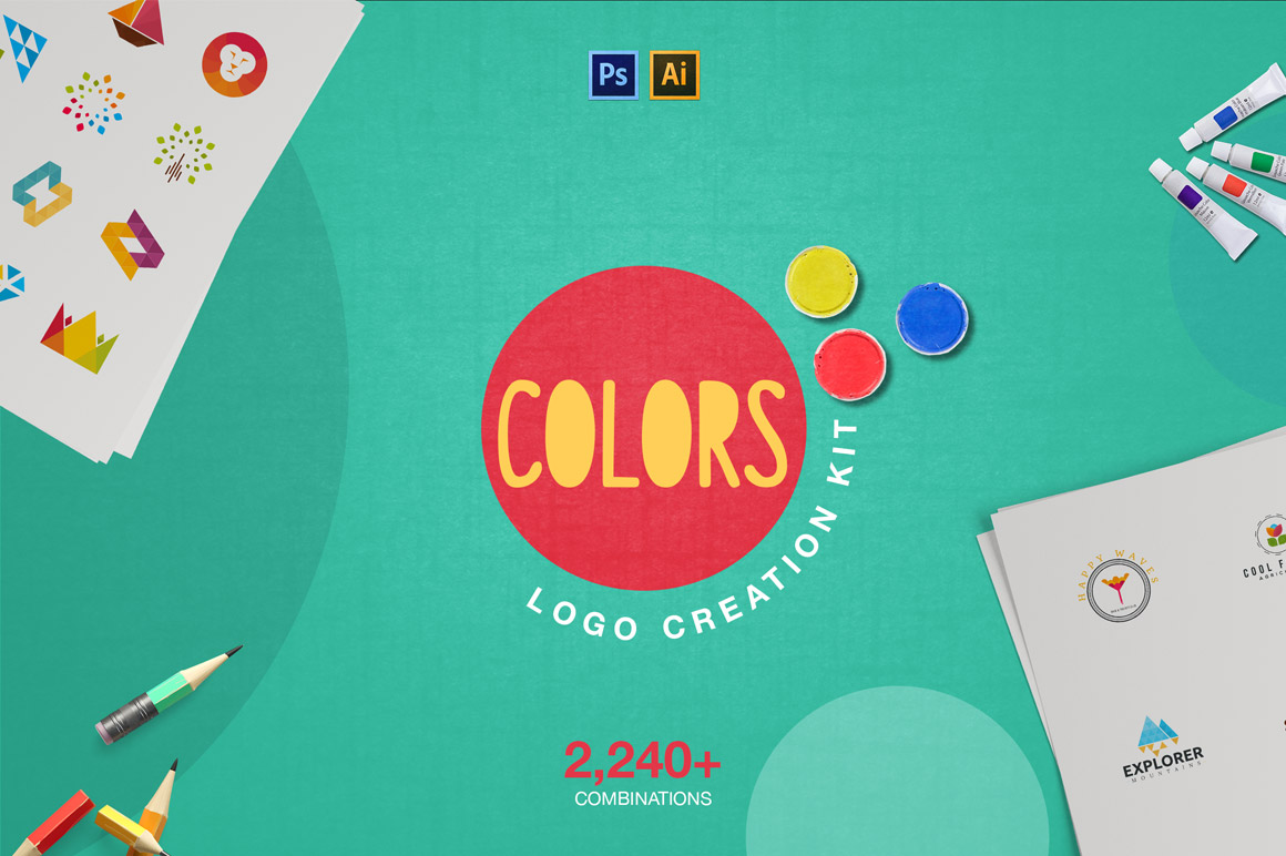 Colorful Logo Creation Kit - only $9