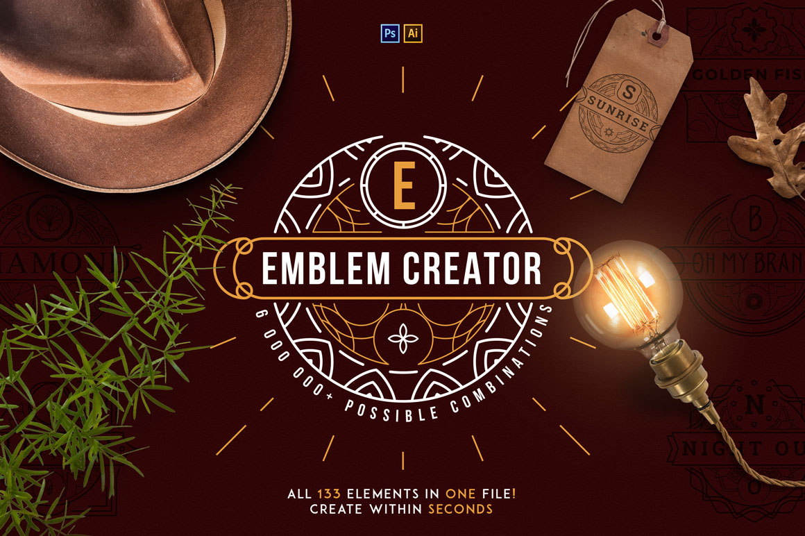 Emblem Creator all in one file - only 100 copies available